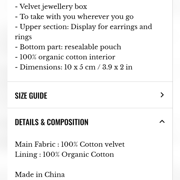 Nwt! Sezane jewelry case blue green - Picture 4 of 9